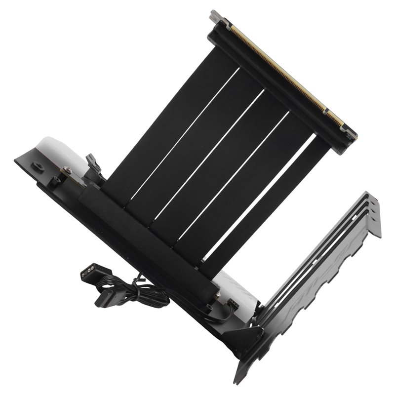 Pcie 4.0 X16 Riser Cable 90 Degree - Vertical GPU Mounting Bracket With PCI-E