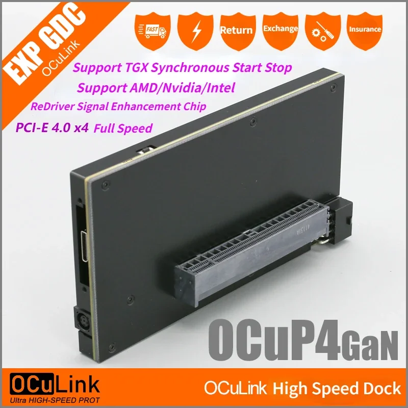 OCuP4GaN OCuLink GPU Dock Case - External Gpu Dock Pcie 4.0 Oculink recension och pris