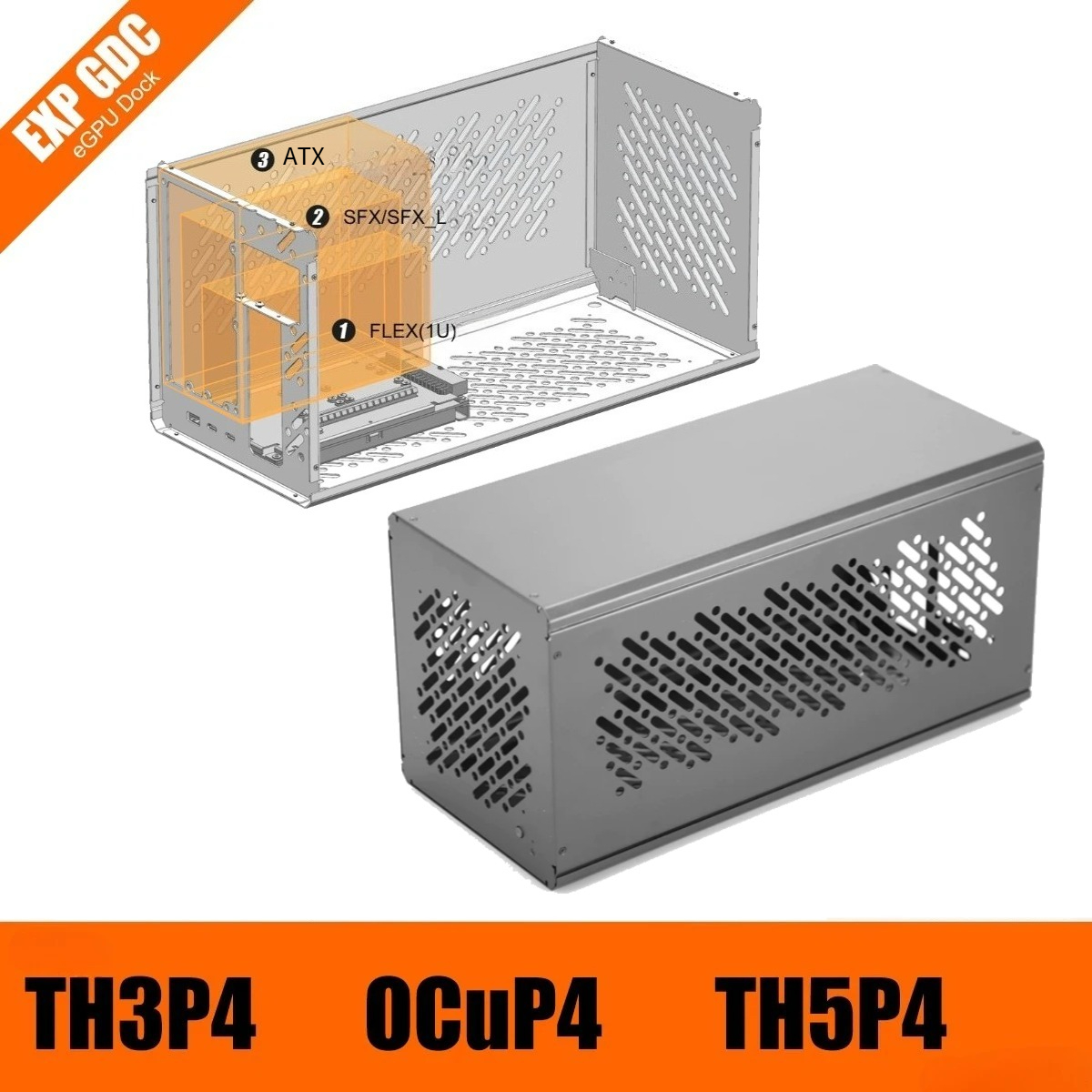 Metal Frame Case Chassis For T - External Gpu Dock Pcie 4.0 Oculink recension och pris